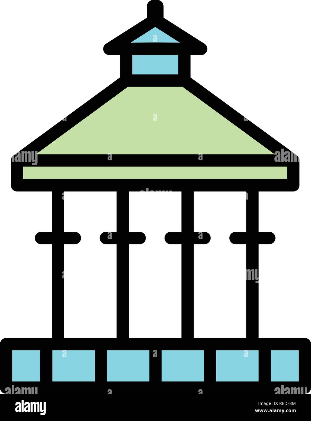 Veranda Vector Icon Sign Icon Vector Illustration For Personal And ...