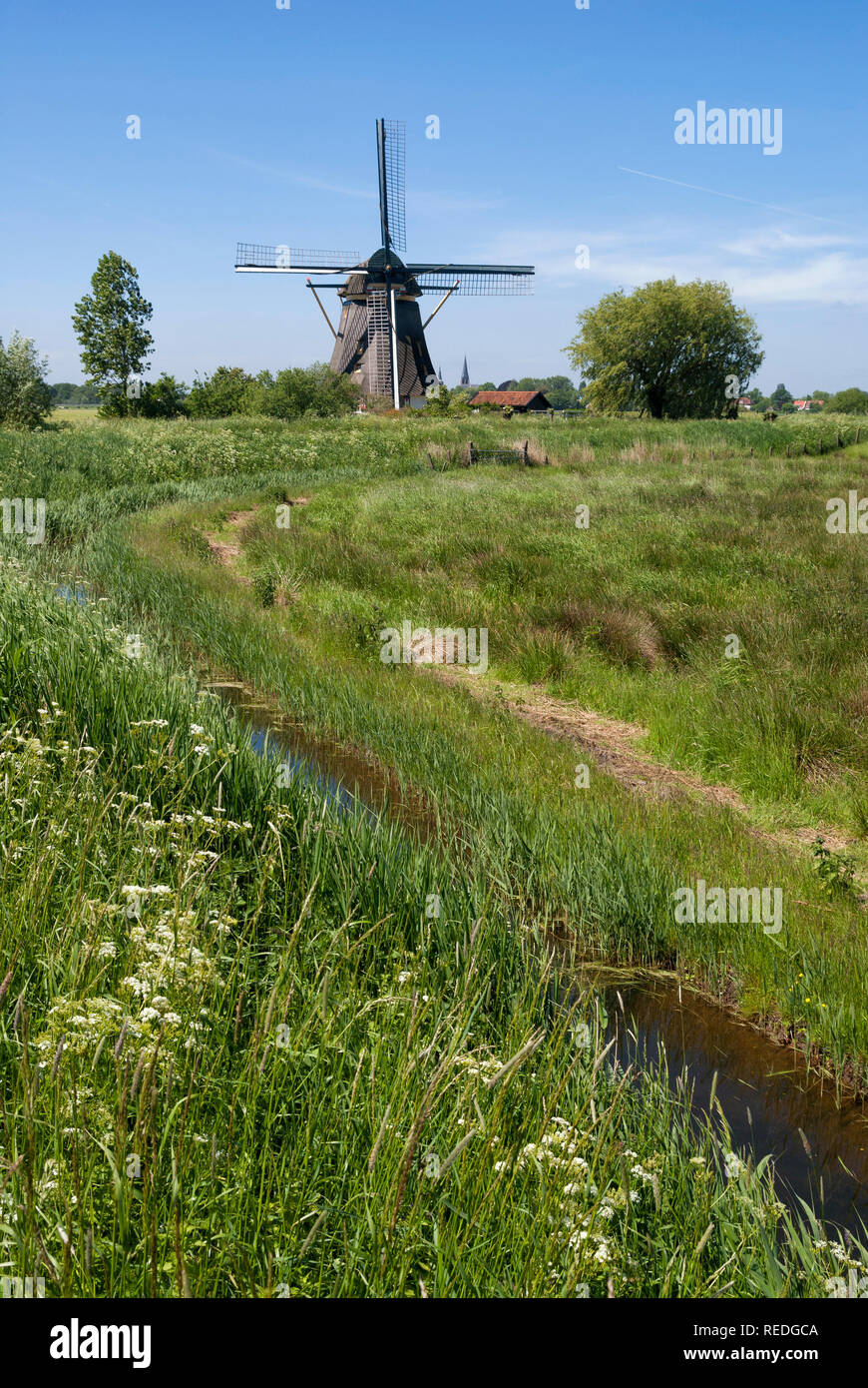 Windmill Oostzijdse Molen Stock Photo Alamy