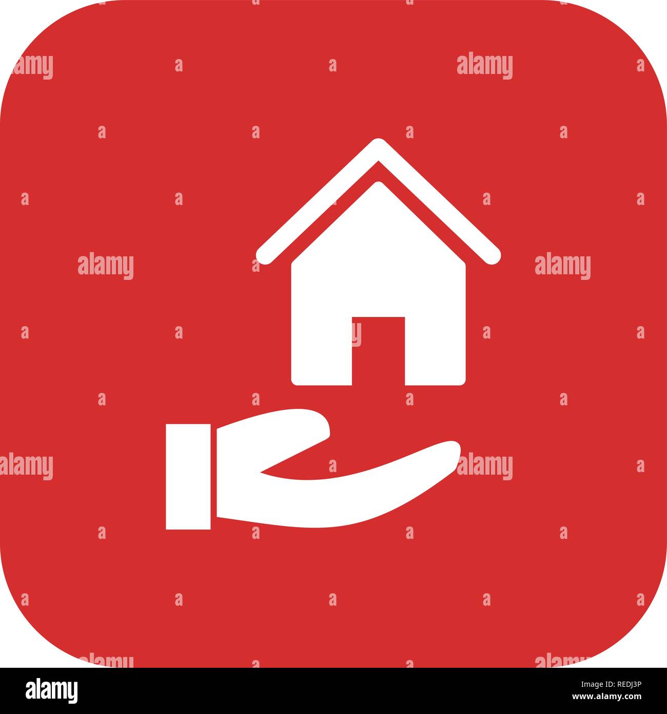House on Hand Vector Icon Sign Icon Vector Illustration For Personal ...