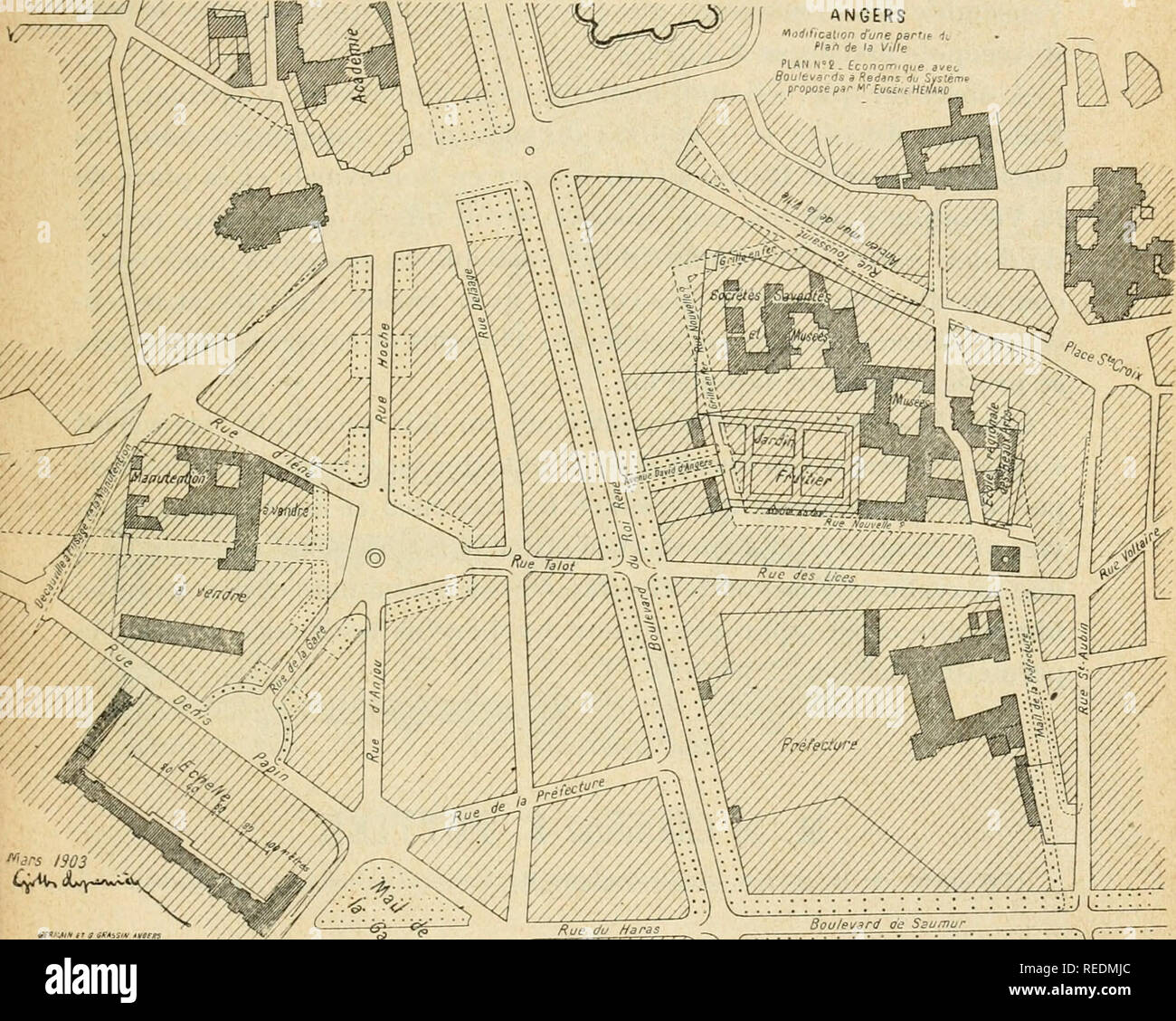 Plan De La Ville D Angers