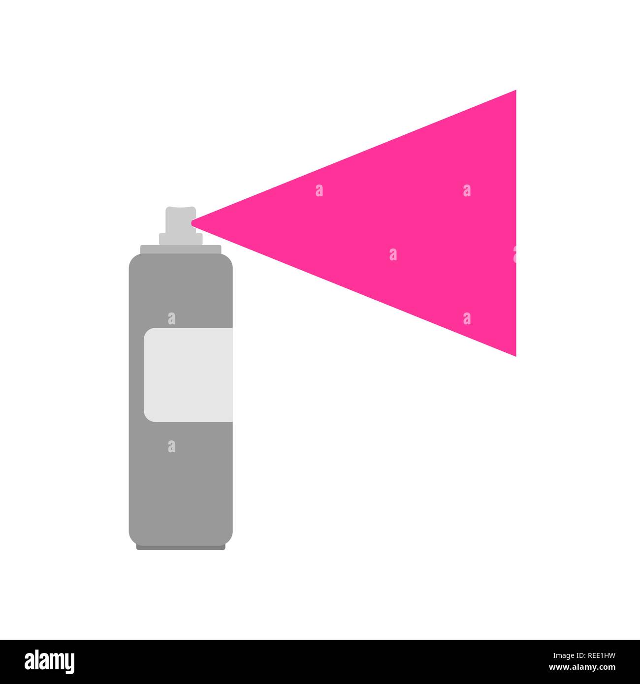 Spray paint bottle isolated. paint can vector illustration Stock Vector ...