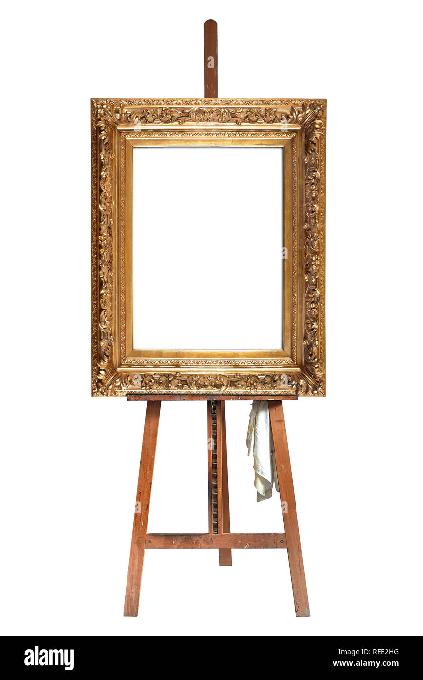 Antico cavalletto da pittore - Antique painter's easel