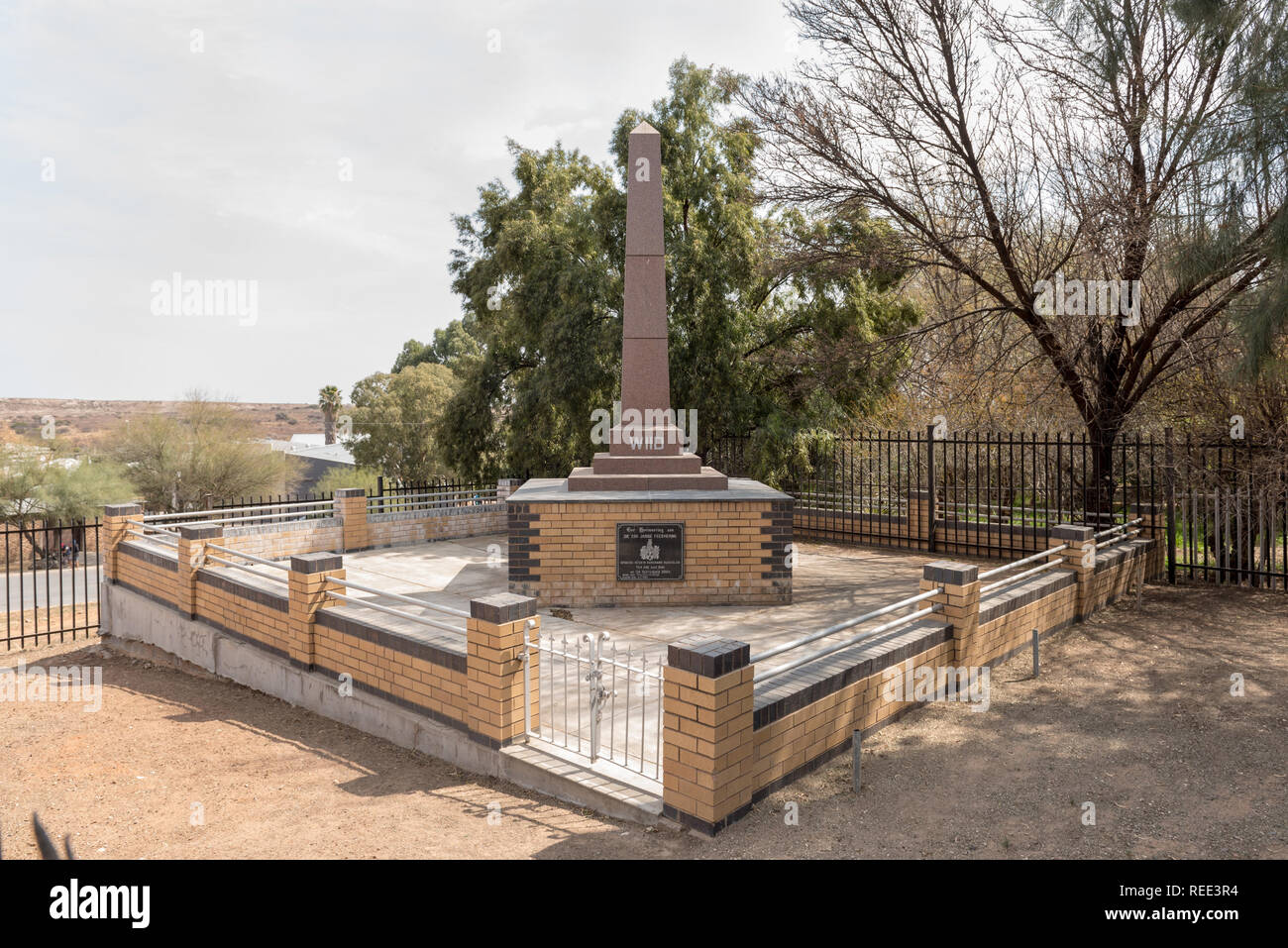HOPETOWN, SOUTH AFRICA, SEPTEMBER 1, 2018 A monument for the Wiid