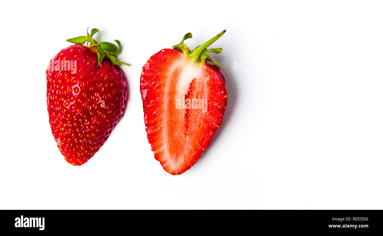 Harvest fresh organic strawberries on Cut Out Stock Images & Pictures ...