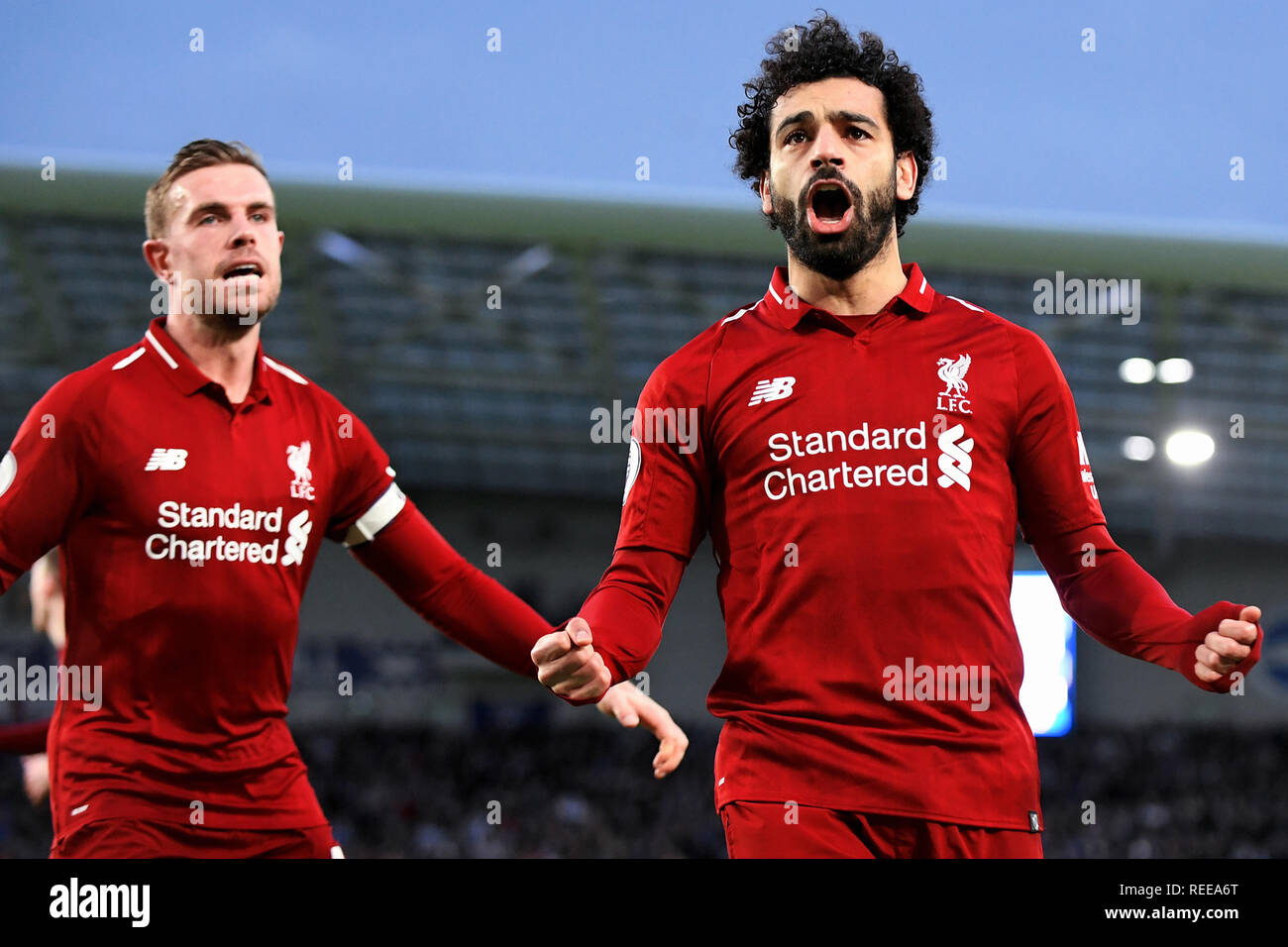 Mohamed salah jersey hi-res stock photography and images - Alamy