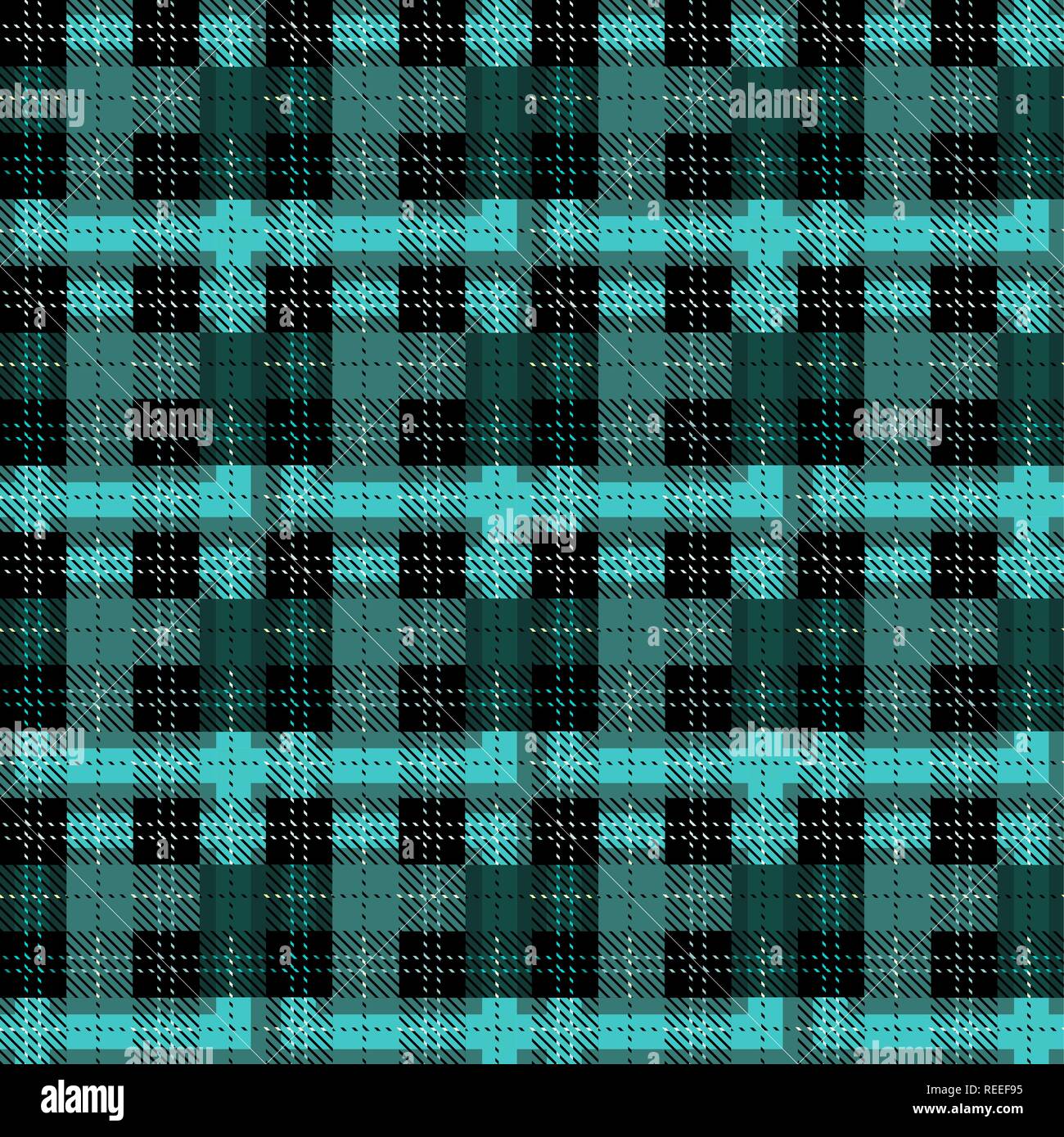 Buffalo plaid black and blue Stock Vector Images - Alamy