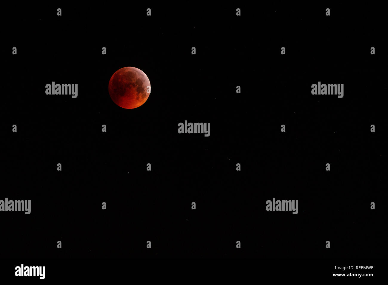2019 Red Moon Lunar Eclipse High Resolution Stock Photography and ...