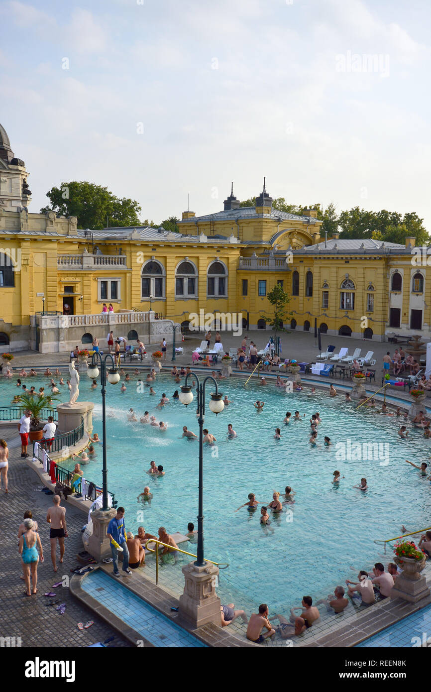 The Széchenyi Medicinal Bath in Budapest (Hungarian Széchenyi