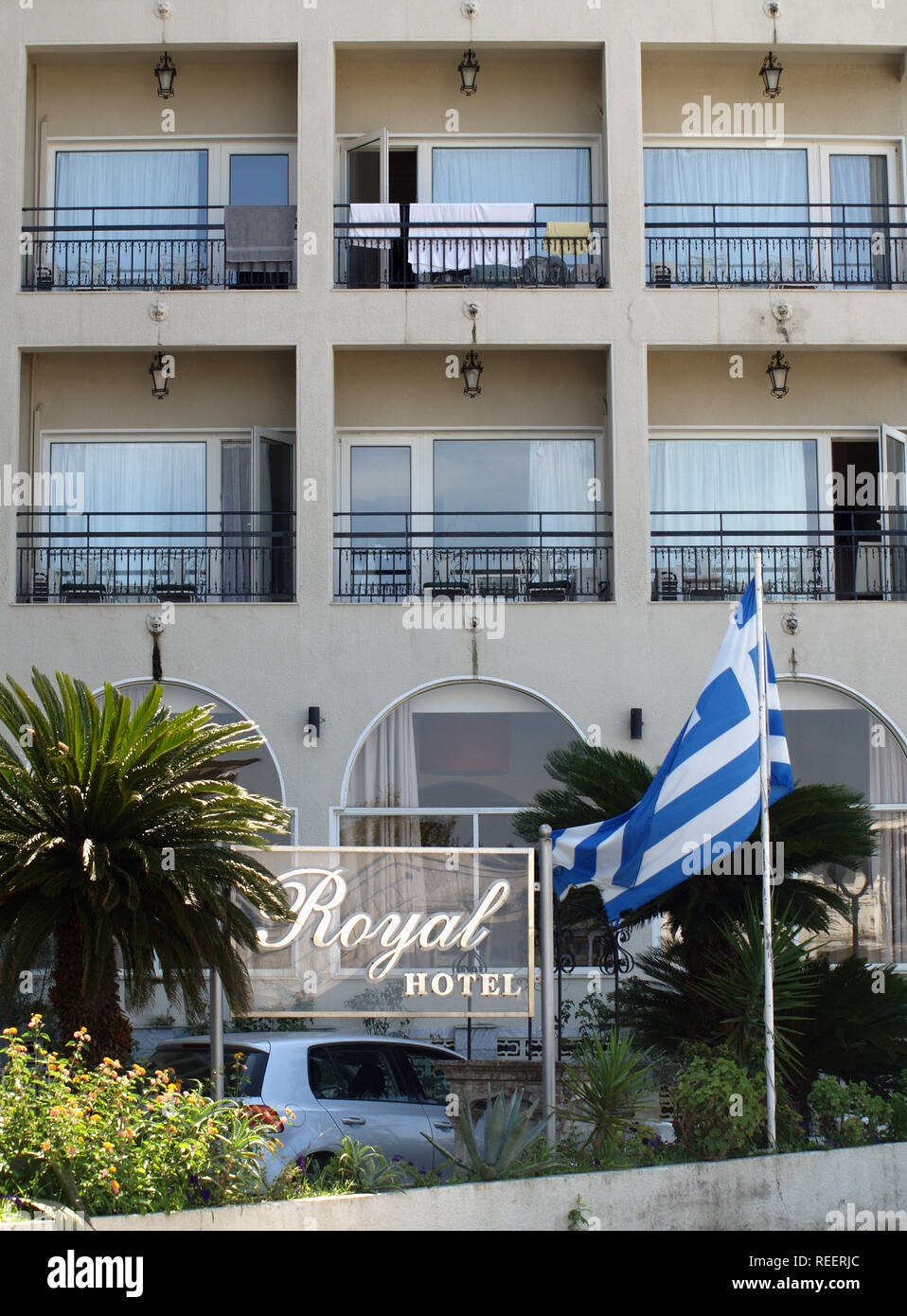 The Royal Boutique Hotel Kanoni Corfu Greece Stock Photo Alamy