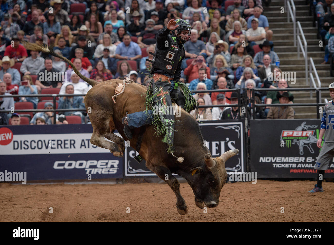 Pbr Riders Pbr bull jumping hi-res stock photography and images - Alamy