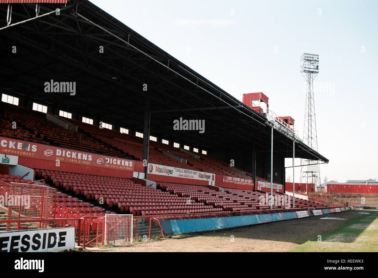 General view of Middlesbrough FC Football Ground, Ayresome Park,  Middlesbrough, North Yorkshire, pictured on 4th April 1996 Stock Photo -  Alamy