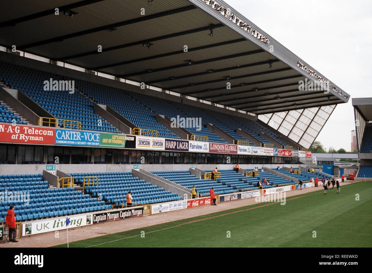 Ground View of the Den Millwall Football Club. The game finishes goalless.Millwall  FC 10/03/13 Millwall FC V Blackburn Rovers 10/03/13 FA Cup Quarter Stock  Photo - Alamy