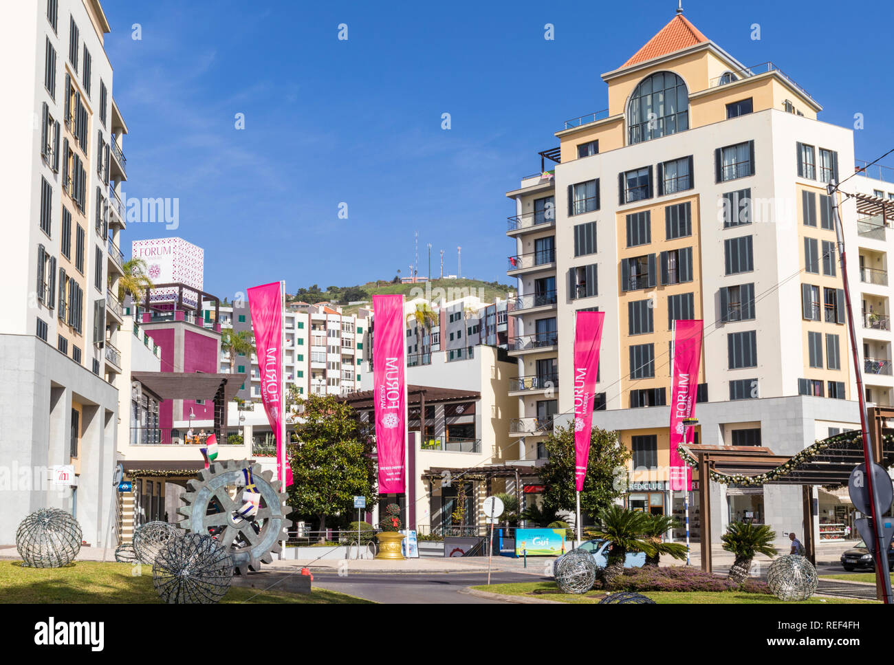 Funchal  Forum Madeira shopping centre shopping mall Funchal  Madeira Portugal EU Europe Stock Photo