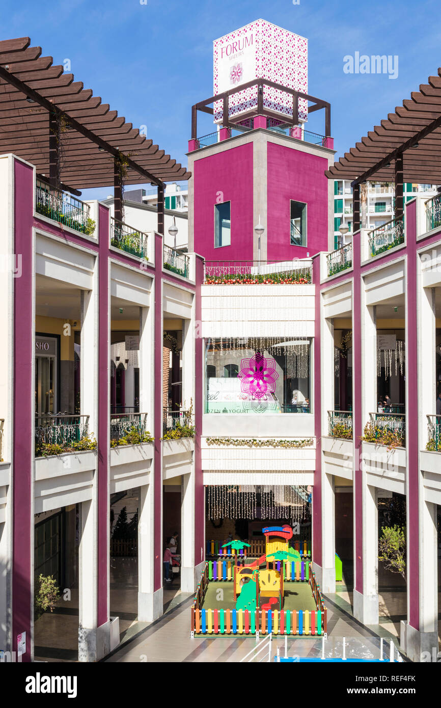 Funchal  Forum Madeira shopping centre shopping mall Funchal  Madeira Portugal EU Europe Stock Photo