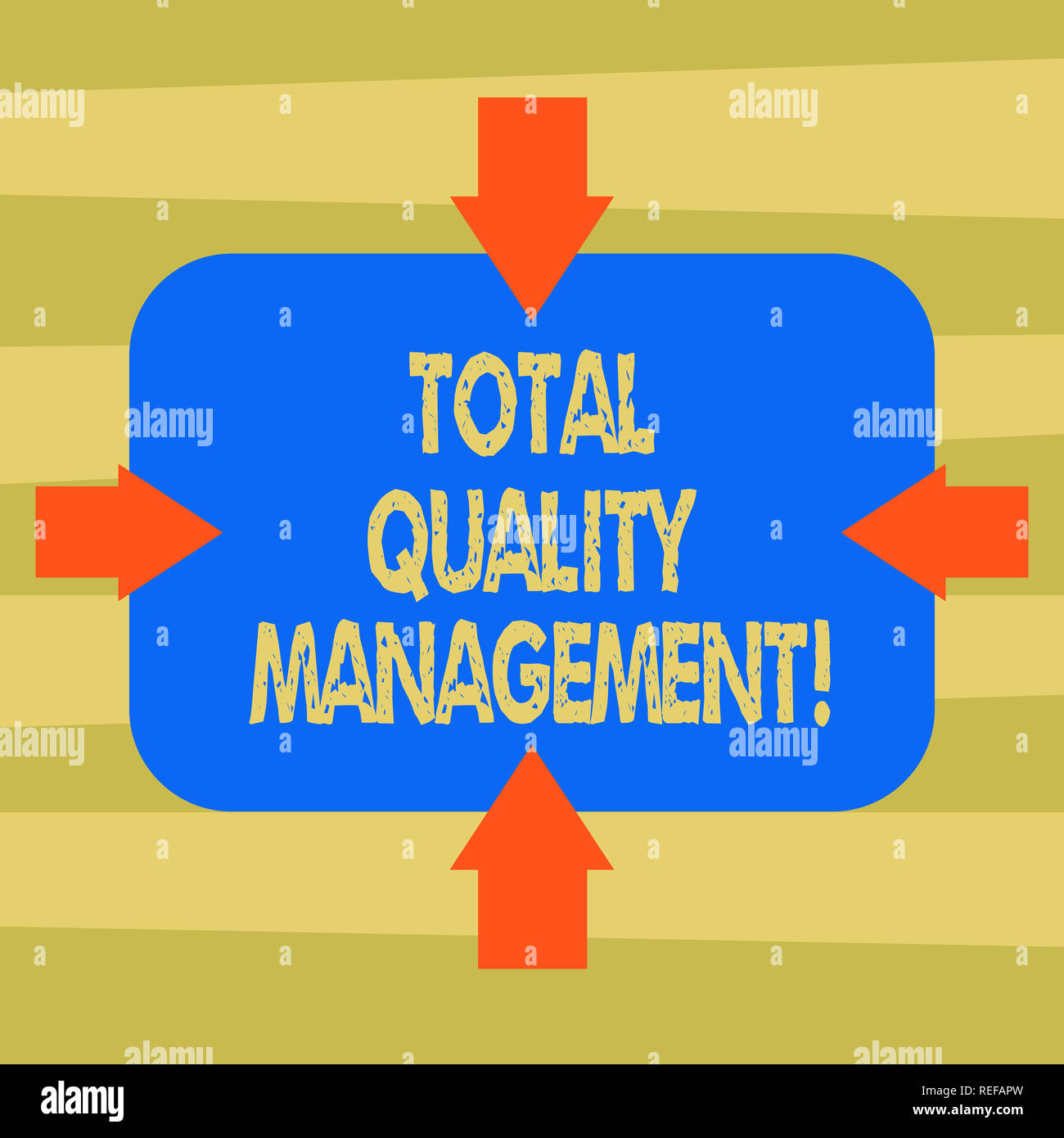 Quality Initiatives Sign Example Text sign showing Total Quality Management. Conceptual photo constant ...