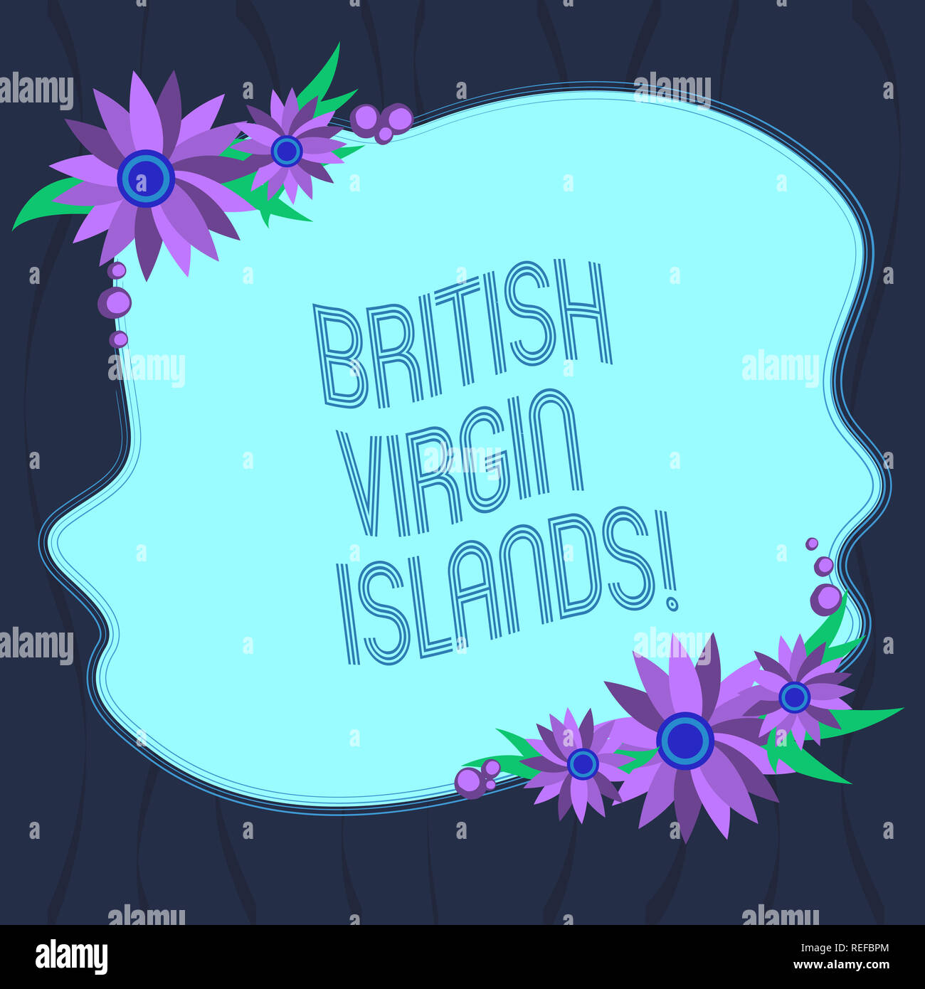 Word writing text British Virgin Islands. Business concept for British ...