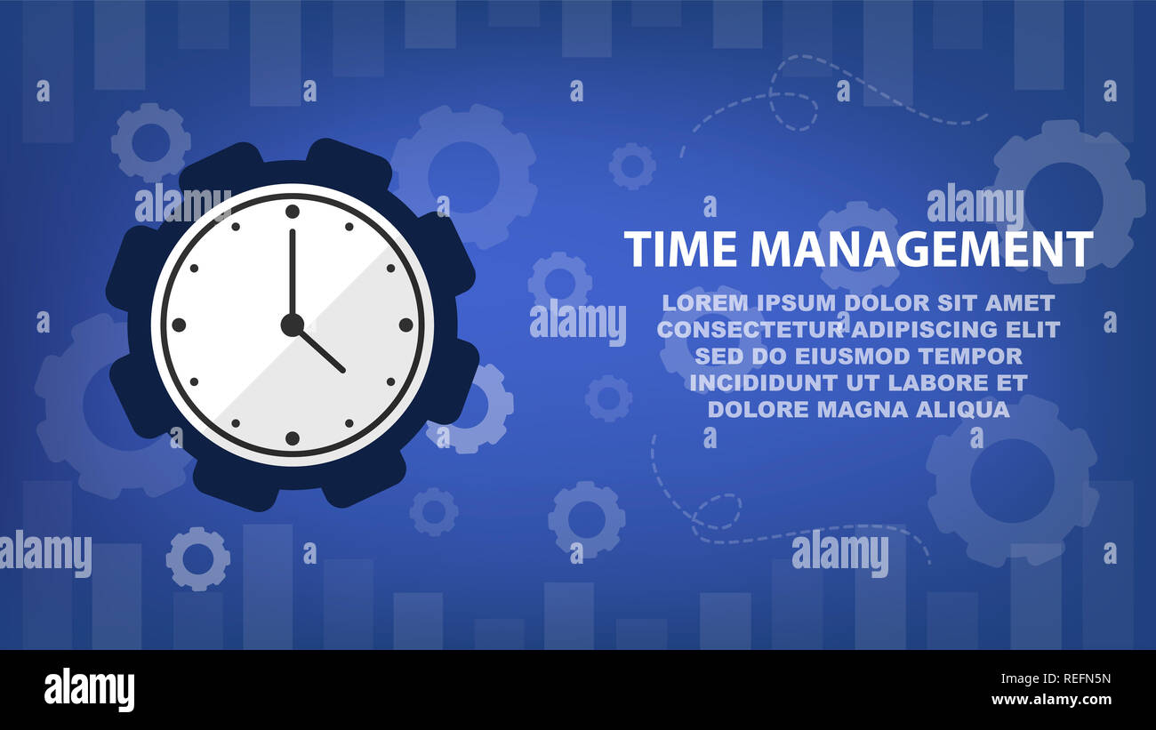 Time Management And Schedule For Business Concept Horizontal