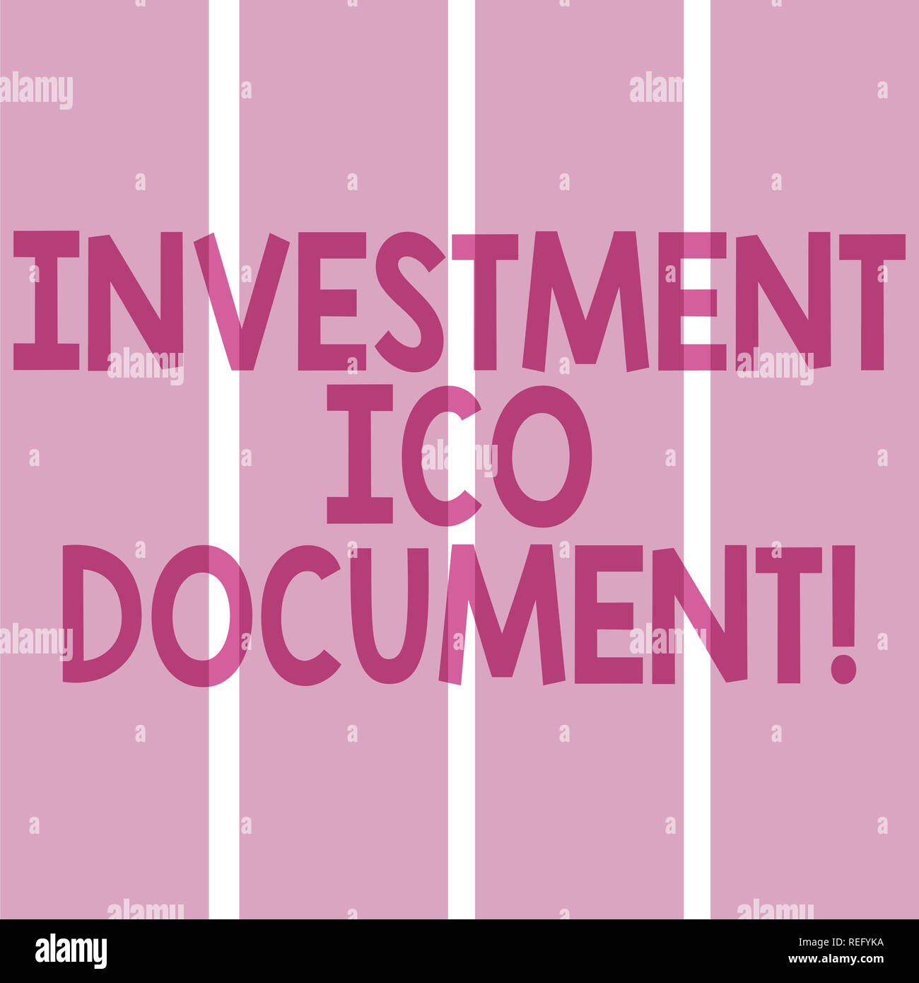 Text sign showing Investment Ico Document. Conceptual photo Files that ...