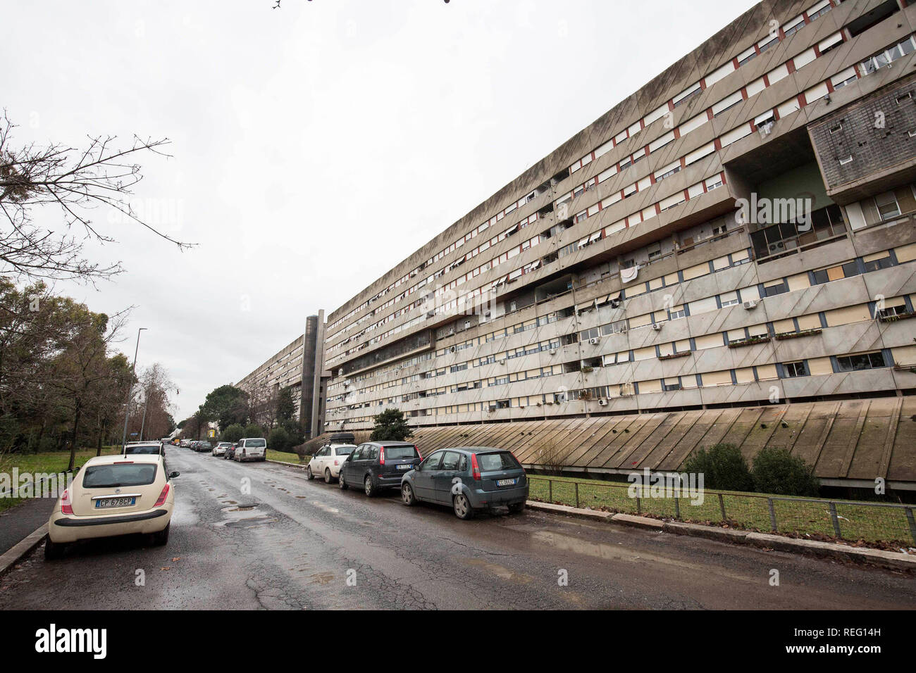Serpentone Roma Foto LaPresse - Andrea Panegrossi 21/01/2019 - Roma, ItaliaCronaca ...