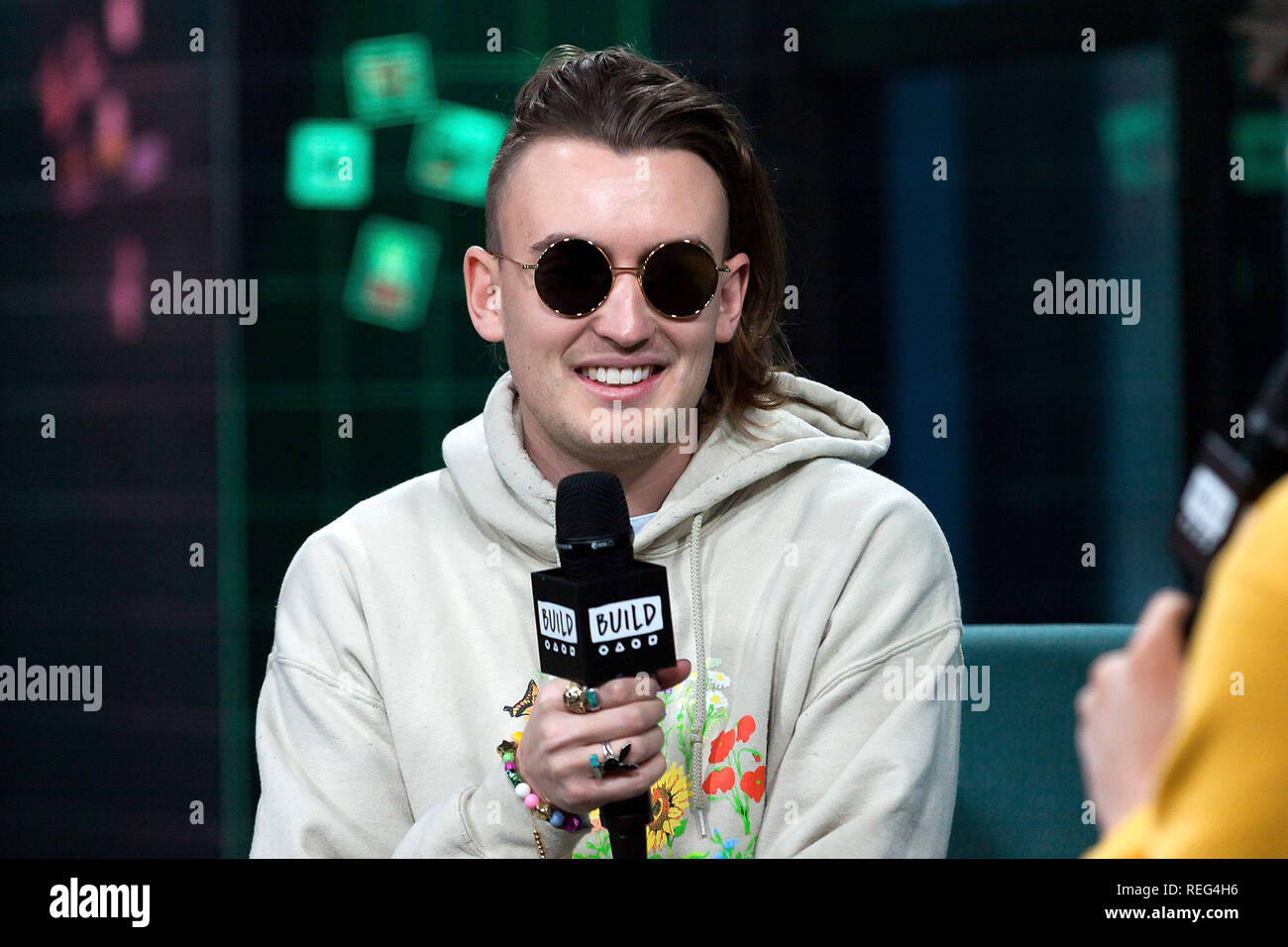 New York, NY - January 21:  BUILD Series Presents Gnash discussing the 'The Broken Hearts Club Tour' at BUILD Studio on Monday, January 21, 2019 in New York, NY.  (Photo by Steve Mack/S.D. Mack Pictures) Stock Photo