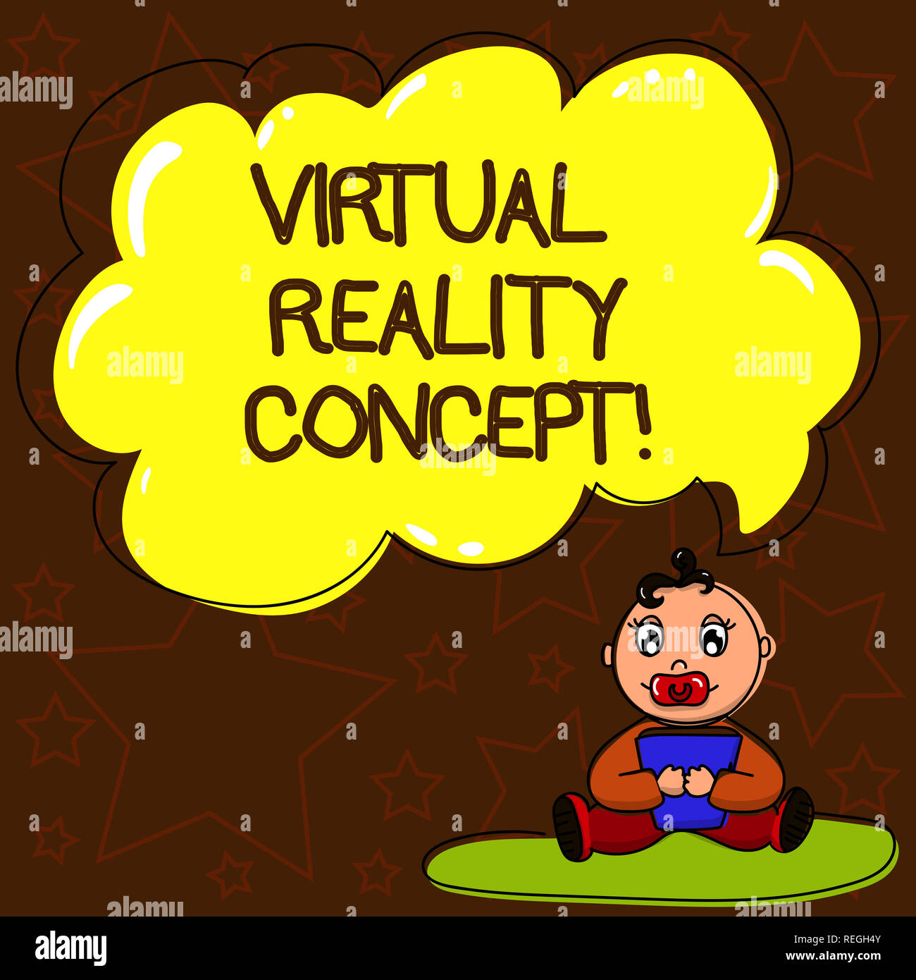 Writing note showing Virtual Reality Concept. Business photo showcasing