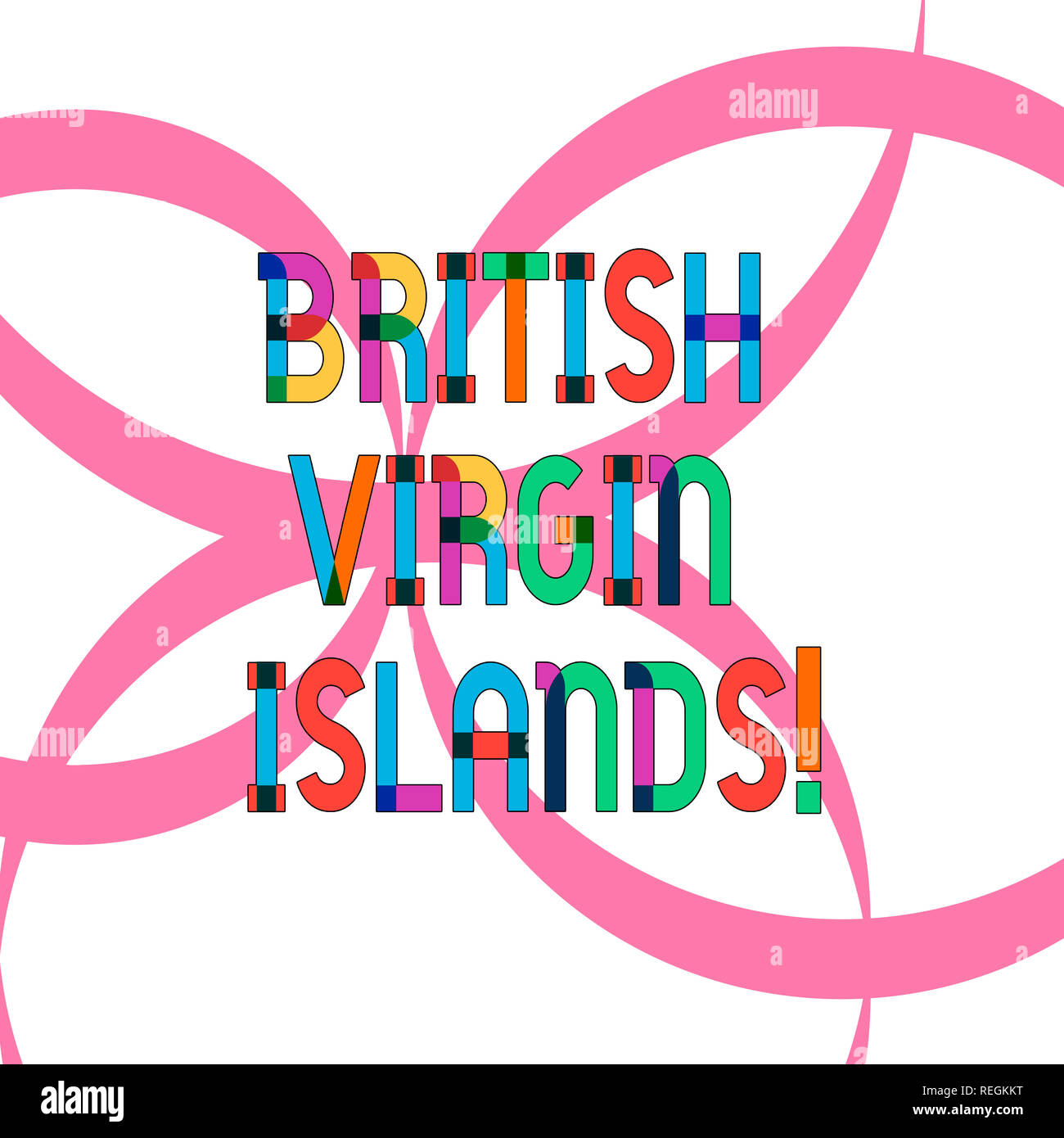 Writing note showing British Virgin Islands. Business photo showcasing ...