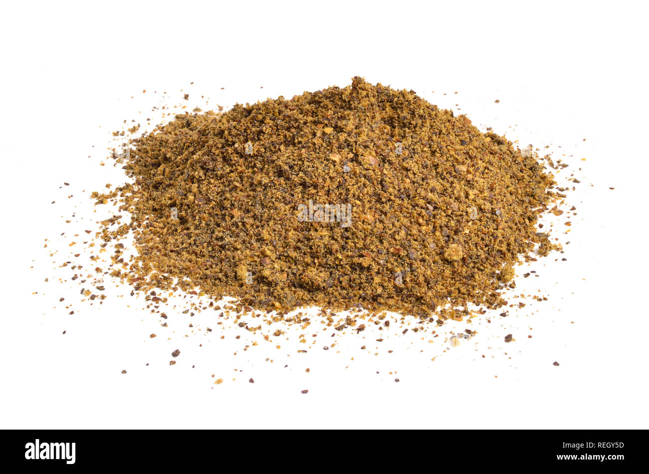 Hemp seed meal. Isolated on white background Stock Photo Alamy