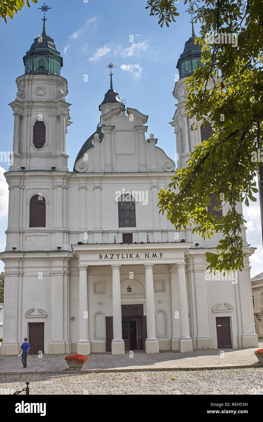 Chelm, Poland September 4, 2006 People at the Basilica of the Birth