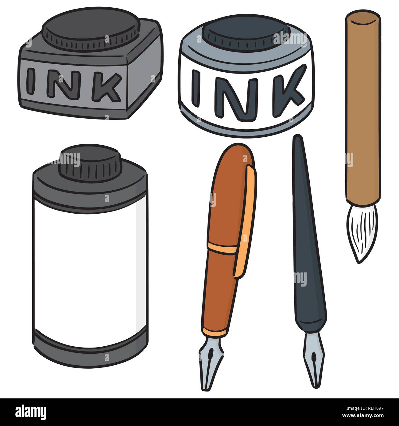 Fountain pen clipart hi-res stock photography and images - Alamy