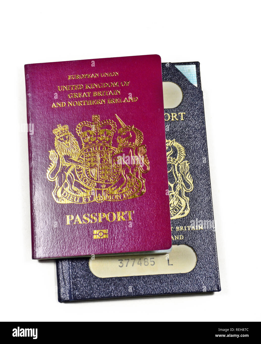 Old uk passport hires stock photography and images Alamy