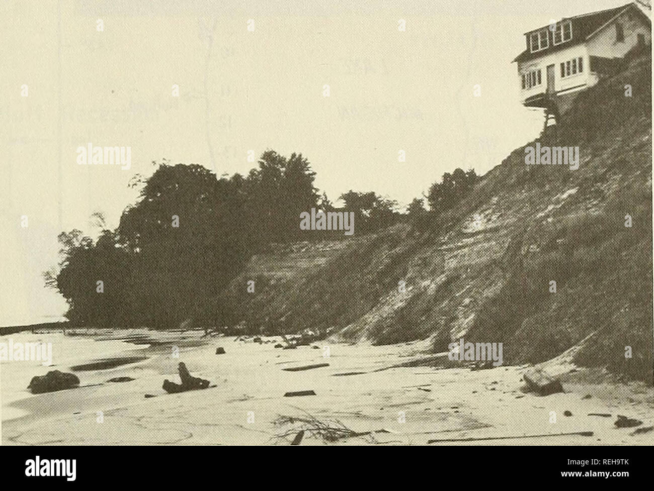 . Coastal changes, eastern Lake Michigan, 19701974. Coast changes