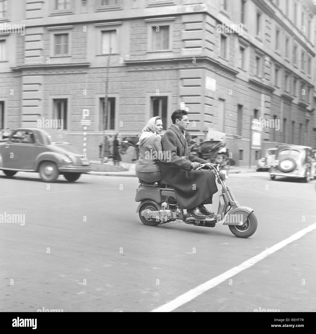 Lambretta 1950s hi-res stock photography and images - Alamy