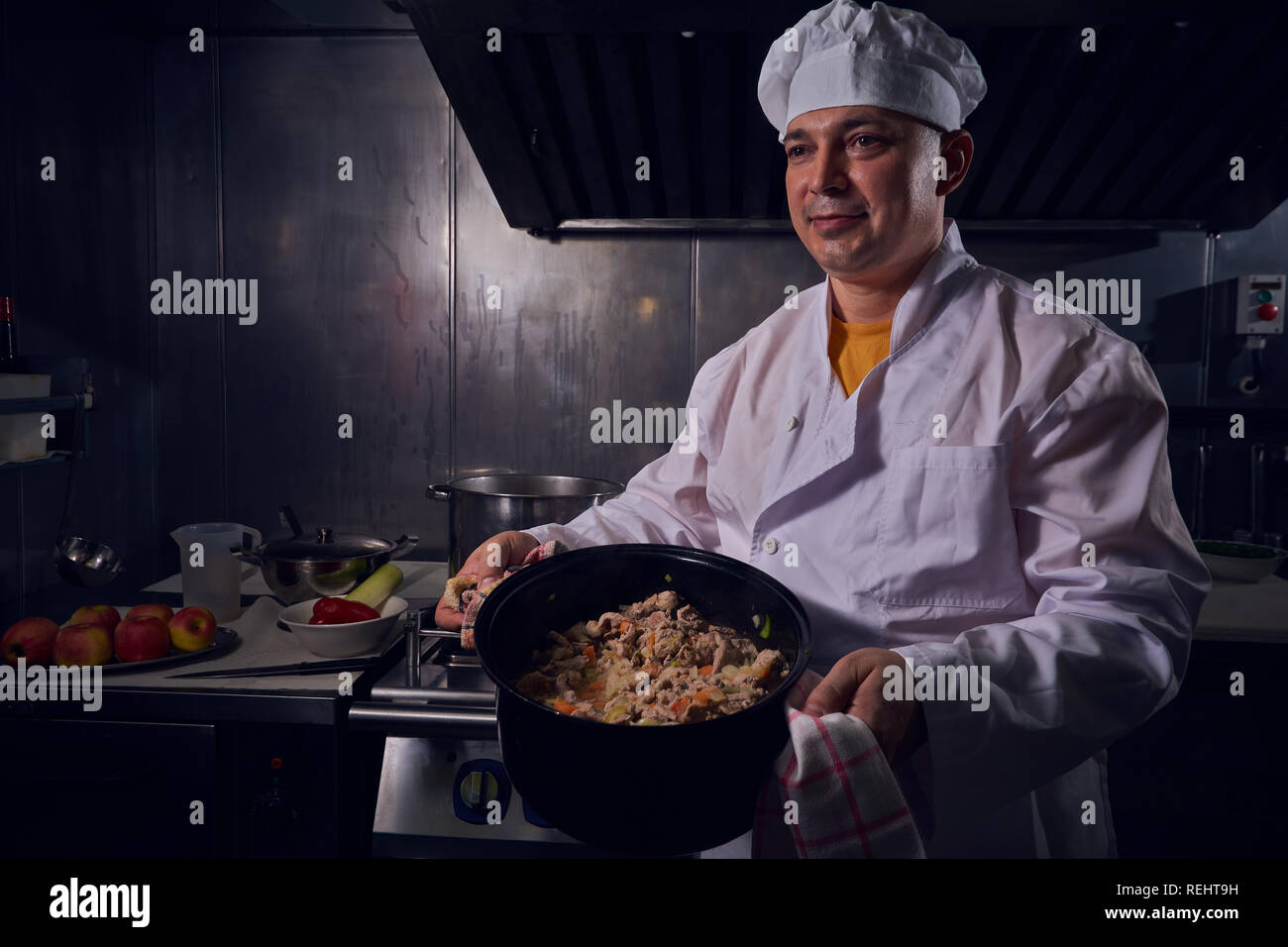 Chef cook, great design for any purposes. Cooking concept. Kitchen