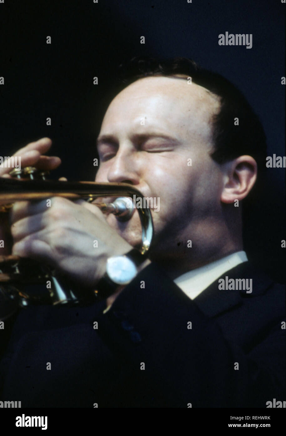 ALEX WELSH (1929-1982) Scottish jazz musician in 1968 Stock Photo