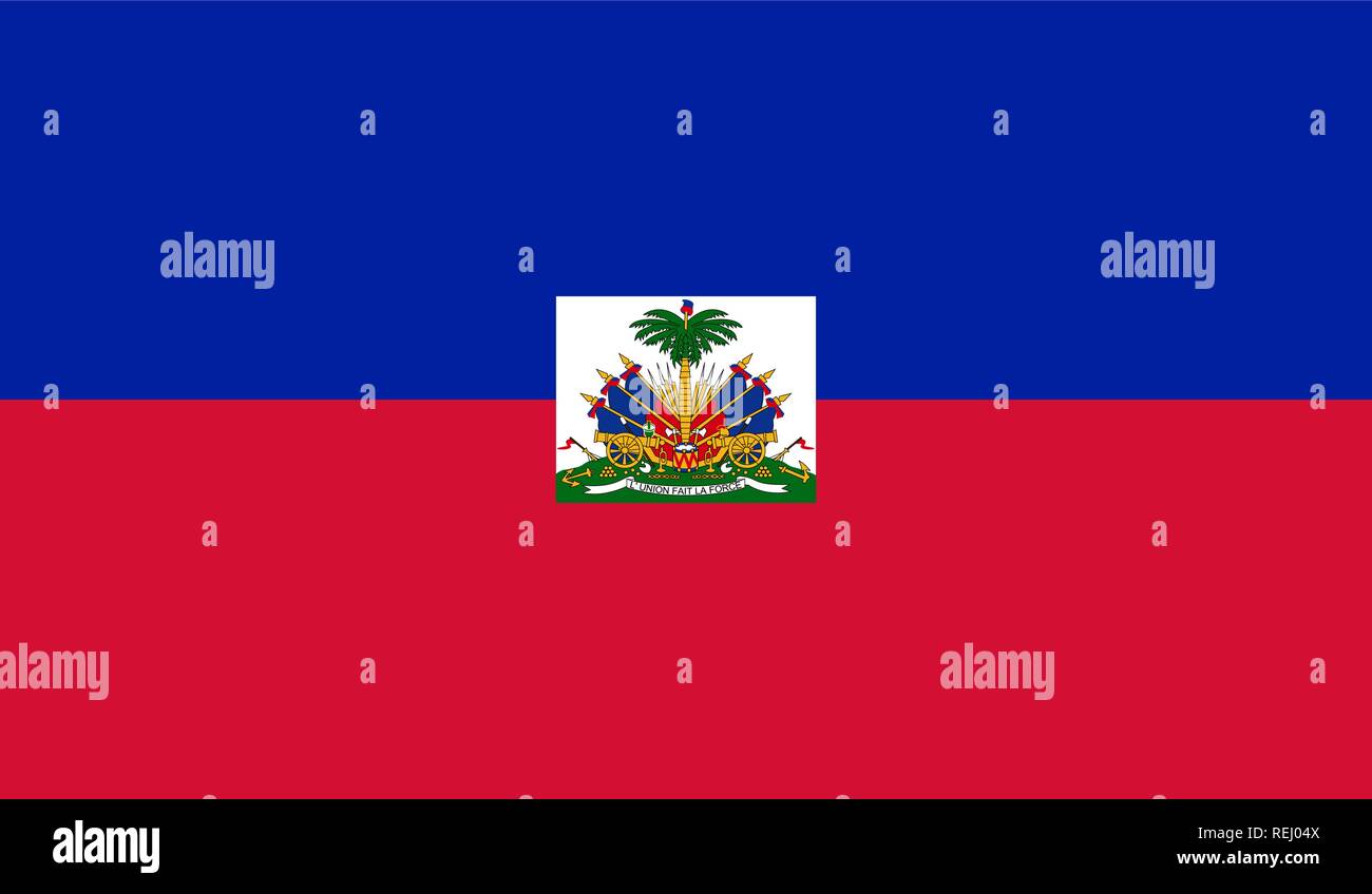 Haiti Flag Stock Vector