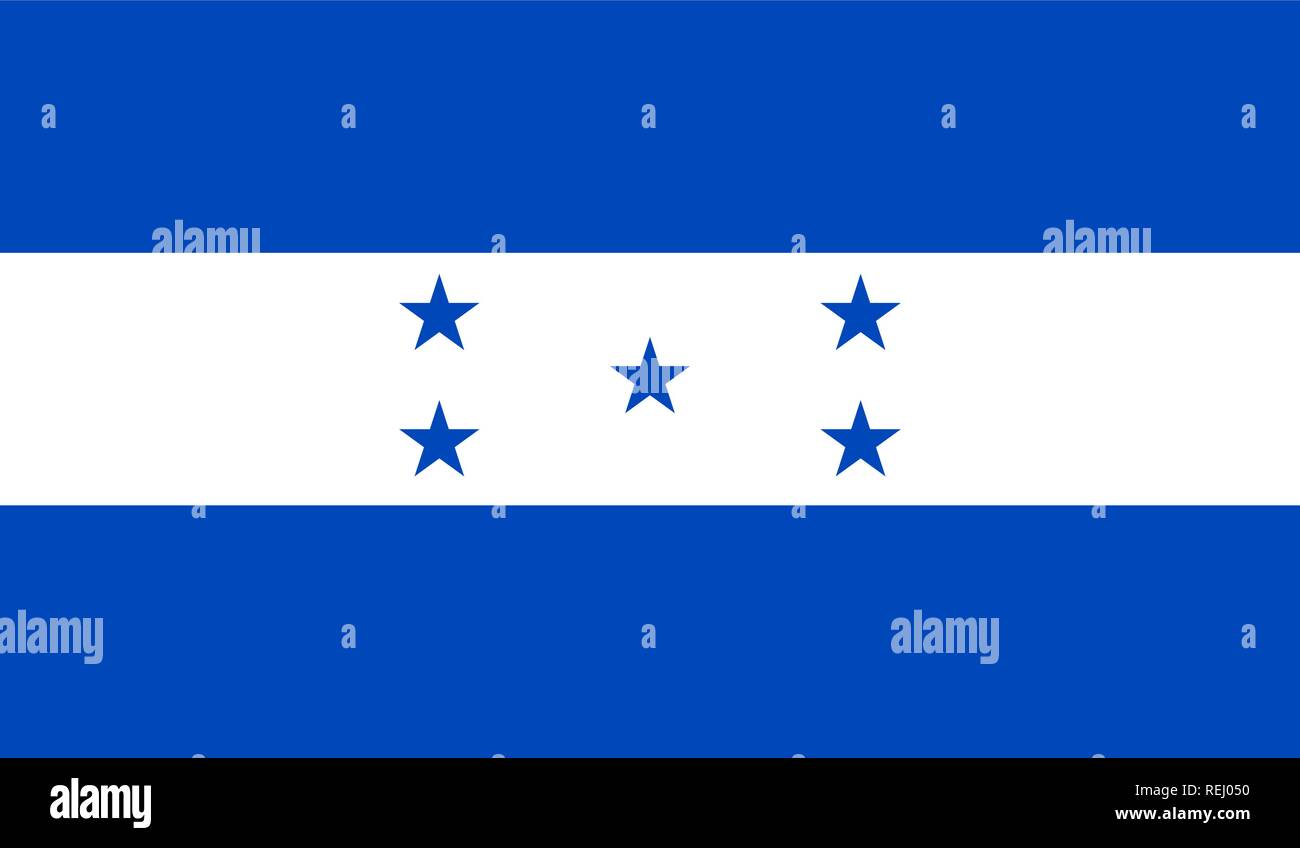 Honduras Flag Stock Vector