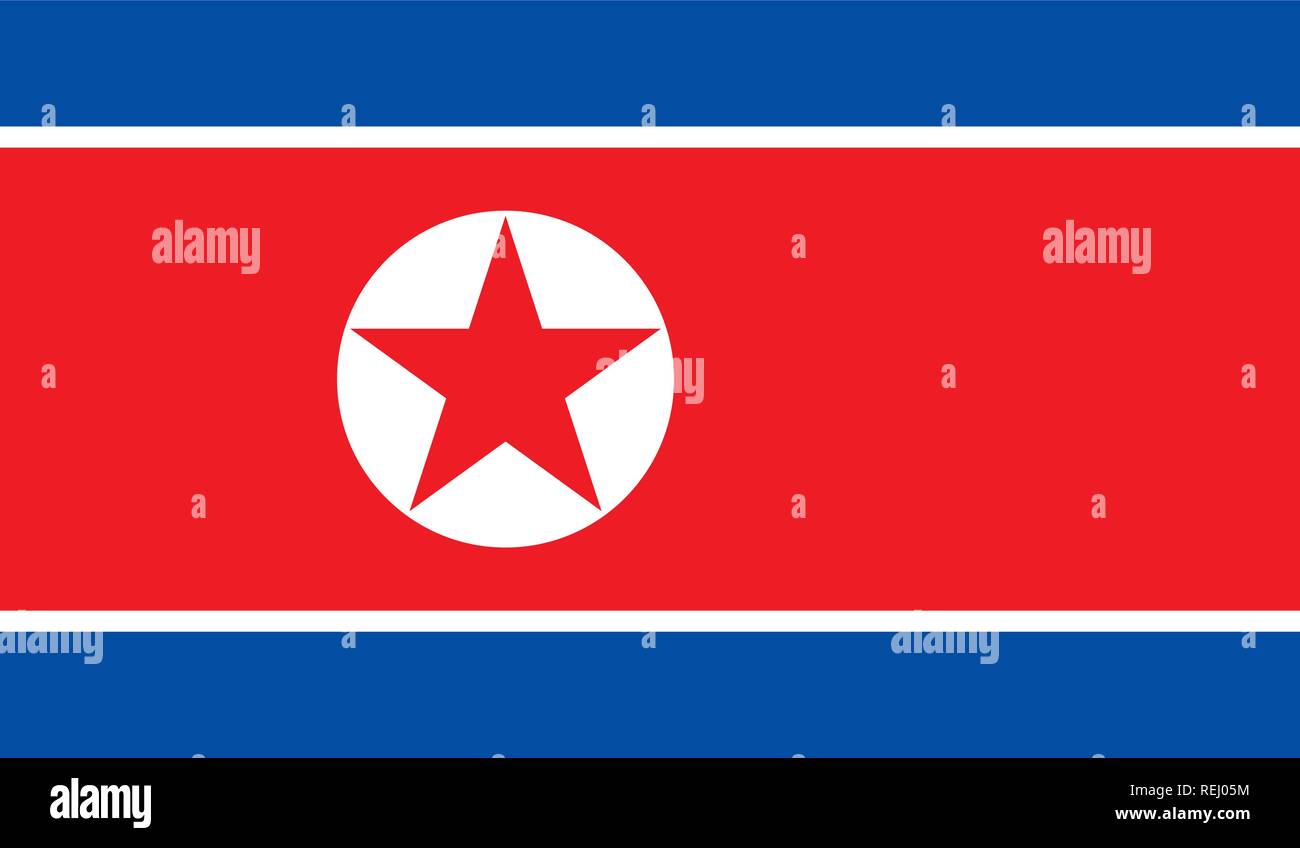 Korea, North Flag Stock Vector Image & Art Alamy