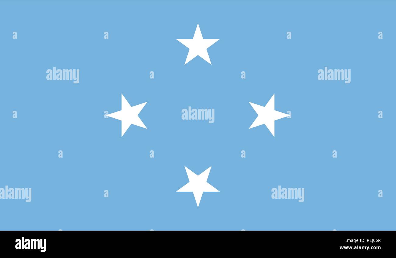 Federated States of Micronesia Flag Stock Vector Image & Art Alamy