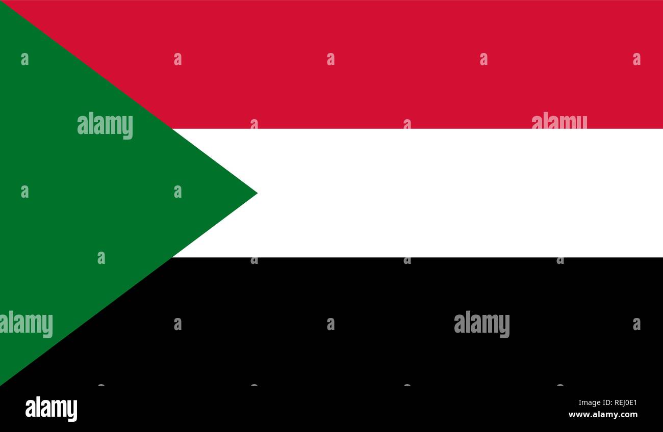 Sudan flag clip art hi-res stock photography and images - Alamy