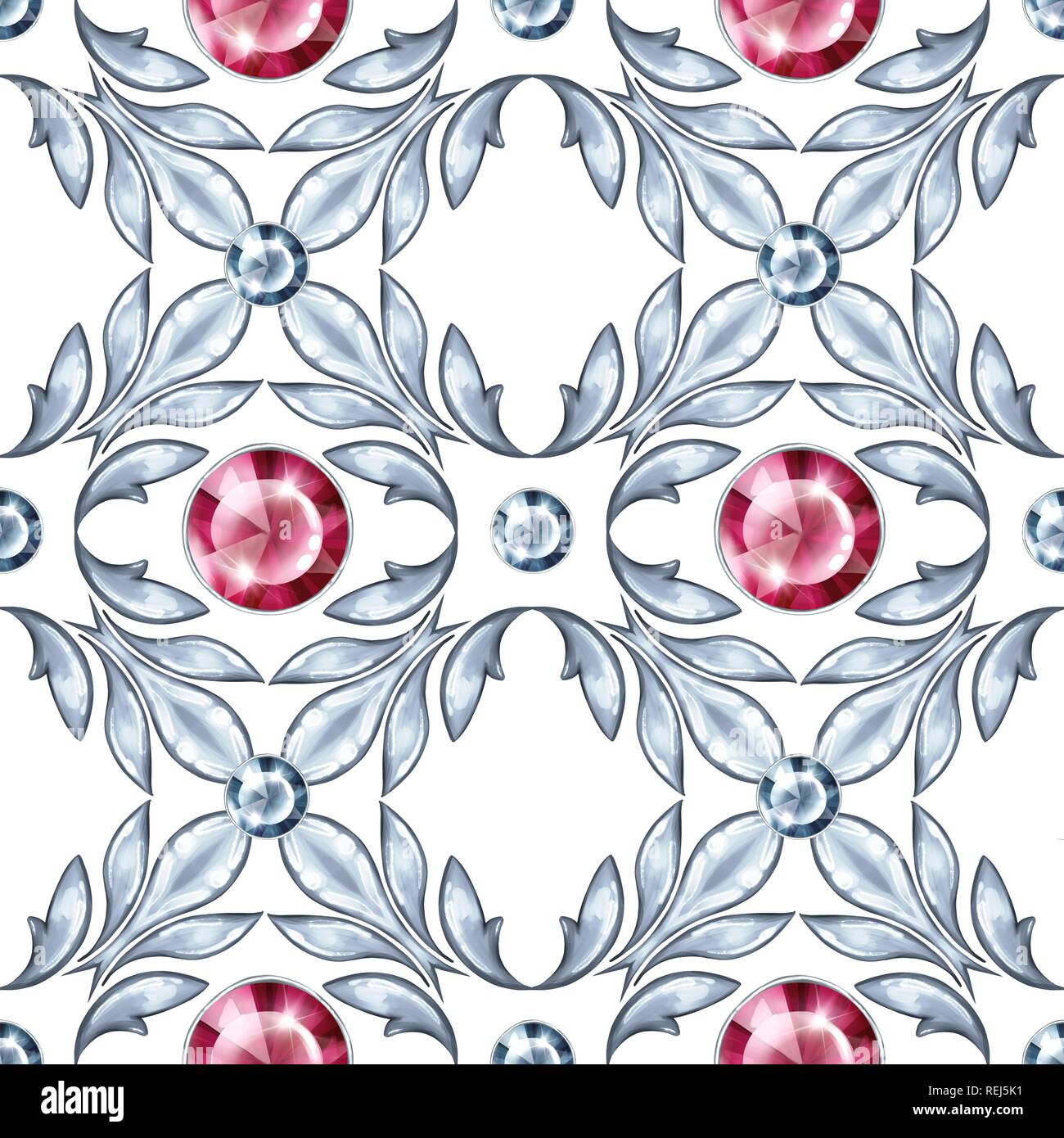 Silver pattern hi-res stock photography and images - Alamy