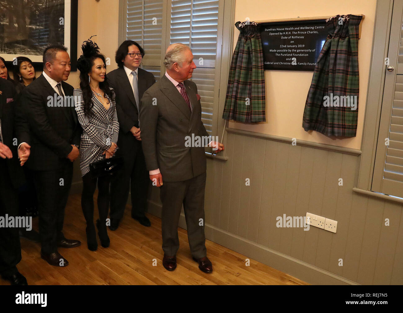 Prince Charles known as the Duke of Rothesay while in Scotland