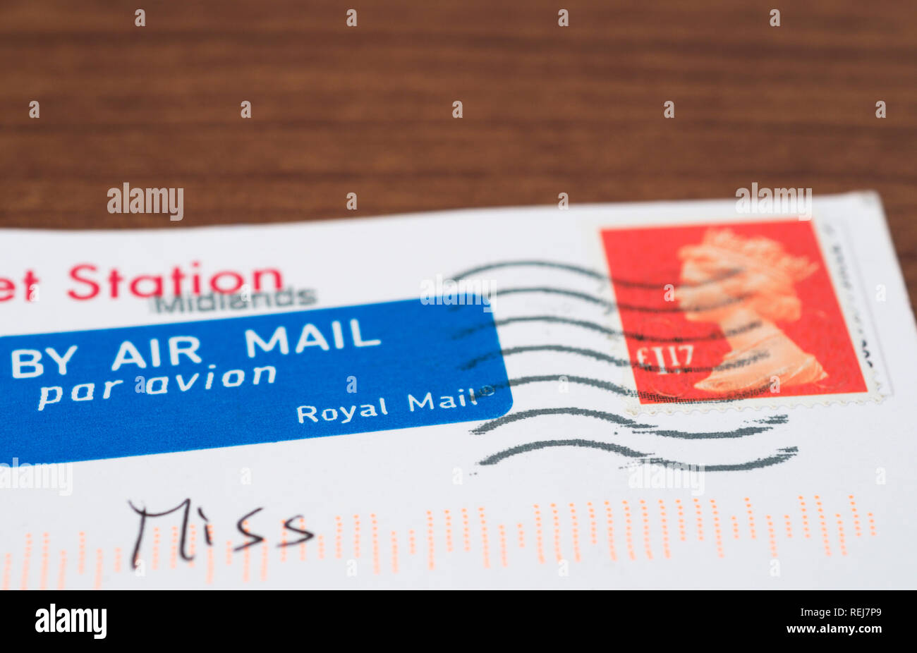 Franked Postage Stamp High Resolution Stock Photography and Images - Alamy