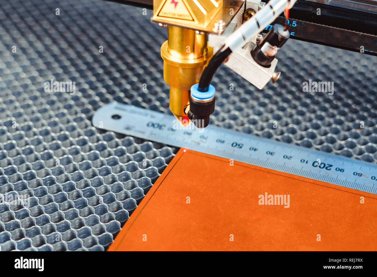 Leather Router Cutter Very fine CNC leather cutting router machine Stock Photo - Alamy