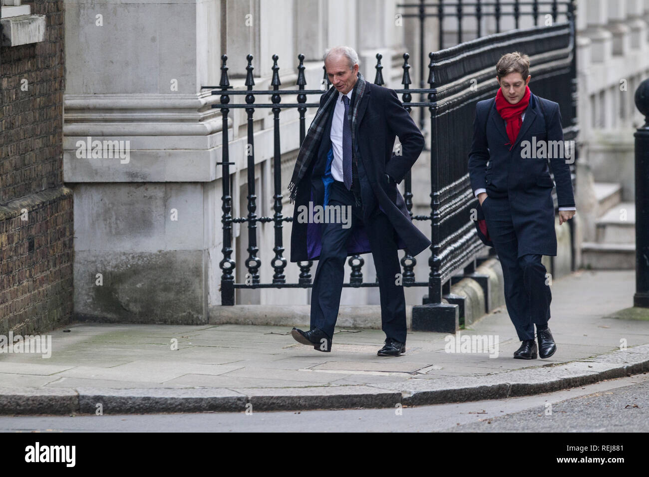 David Lidington, Chancellor of the Duchy of Lancaster, Minister for the Cabinet Office arriving at No.10 Downing Street, Whitehall, London, UK Stock Photo