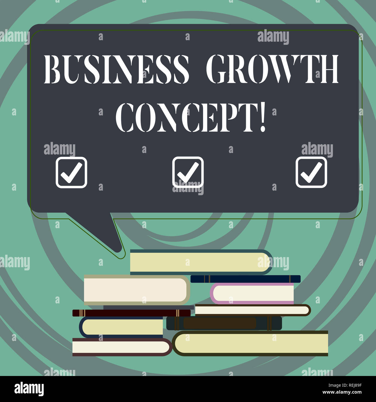 Handwriting text writing Business Growth Concept. Concept meaning ...