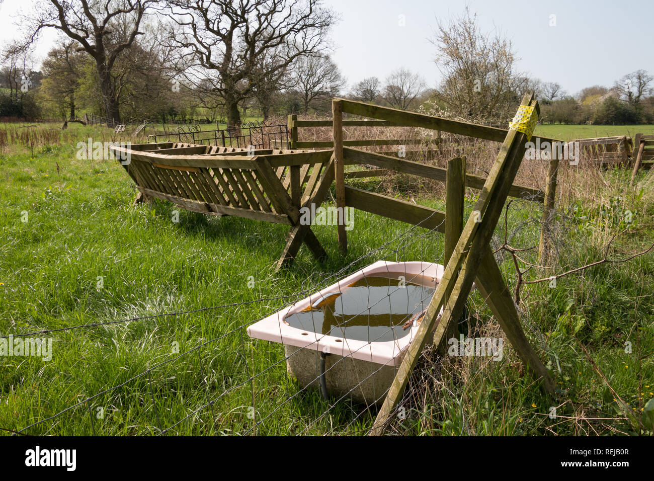 Cattle Feeding Trough High Resolution Stock Photography and Images Alamy