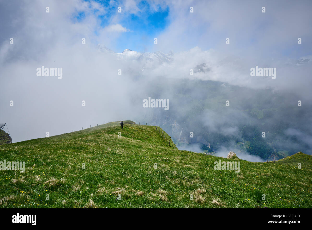 Grindelwald landscape photo, Switzerland Stock Photo Alamy