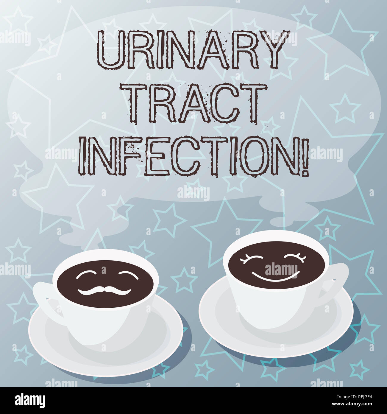 Handwriting text writing Urinary Tract Infection. Concept meaning an