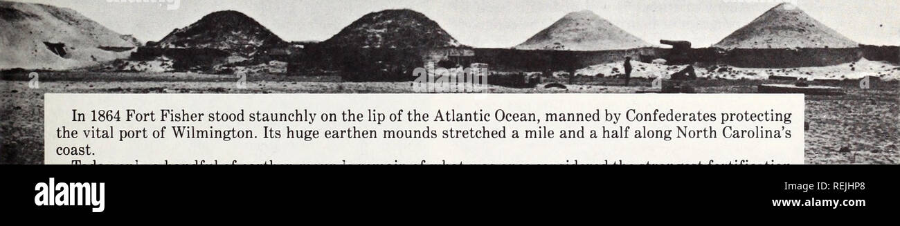 . Coast watch. Marine resources; Oceanography; Coastal zone management; Coastal ecology. NORTH CAROLINA STATE LIBRARY RALEIGH Ooe. UNIVERSITY OF NORTH CAROLINA KH«lTT[lFe 8 1978 August, 1977 1235 Burlington Laboratories NCSU, Raleigh, N.C. 27607 Tel: (919) 737-2^54 It's falling into the ocean. j*i hu * tal bh In 1864 Fort Fisher stood staunchly on the lip of the Atlantic Ocean, manned by Confederates protecting the vital port of Wilmington. Its huge earthen mounds stretched a mile and a half along North Carolina's coast. Today only a handful of earthen mounds remain of what was once considere Stock Photo