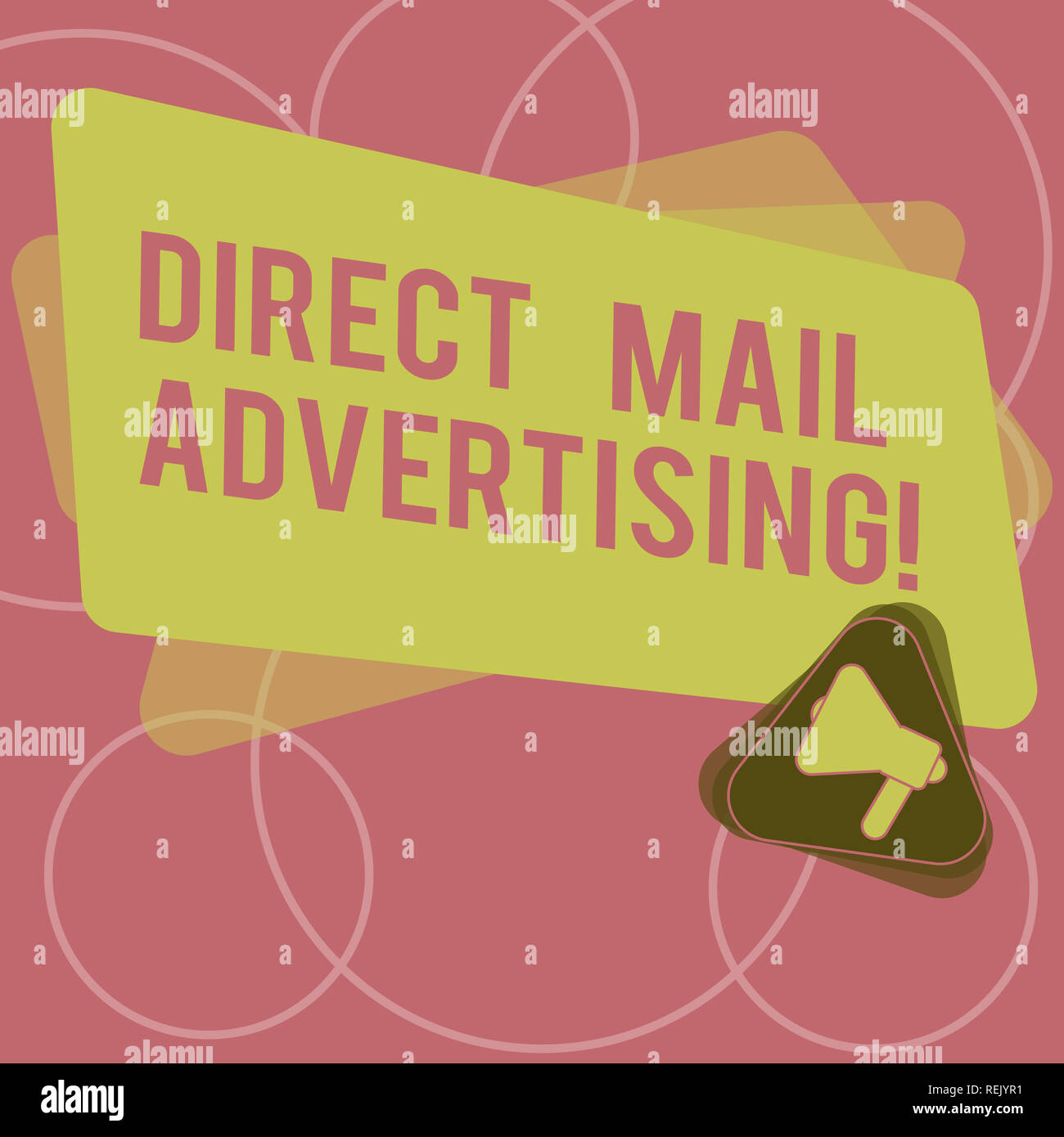 Word writing text Direct Mail Advertising. Business concept for deliver ...